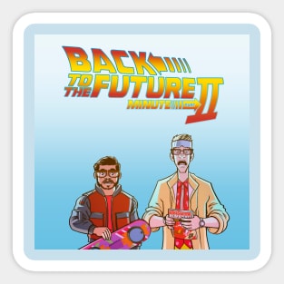 BTTF Minute - S2 Square Sticker